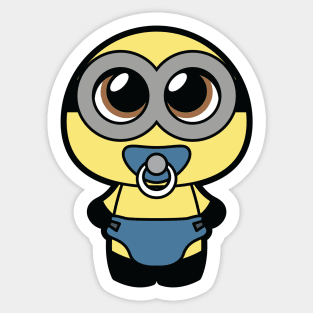 Baby Minon Tooniefied Sticker